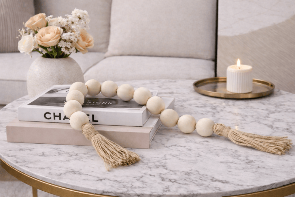 Wood Bead Garland