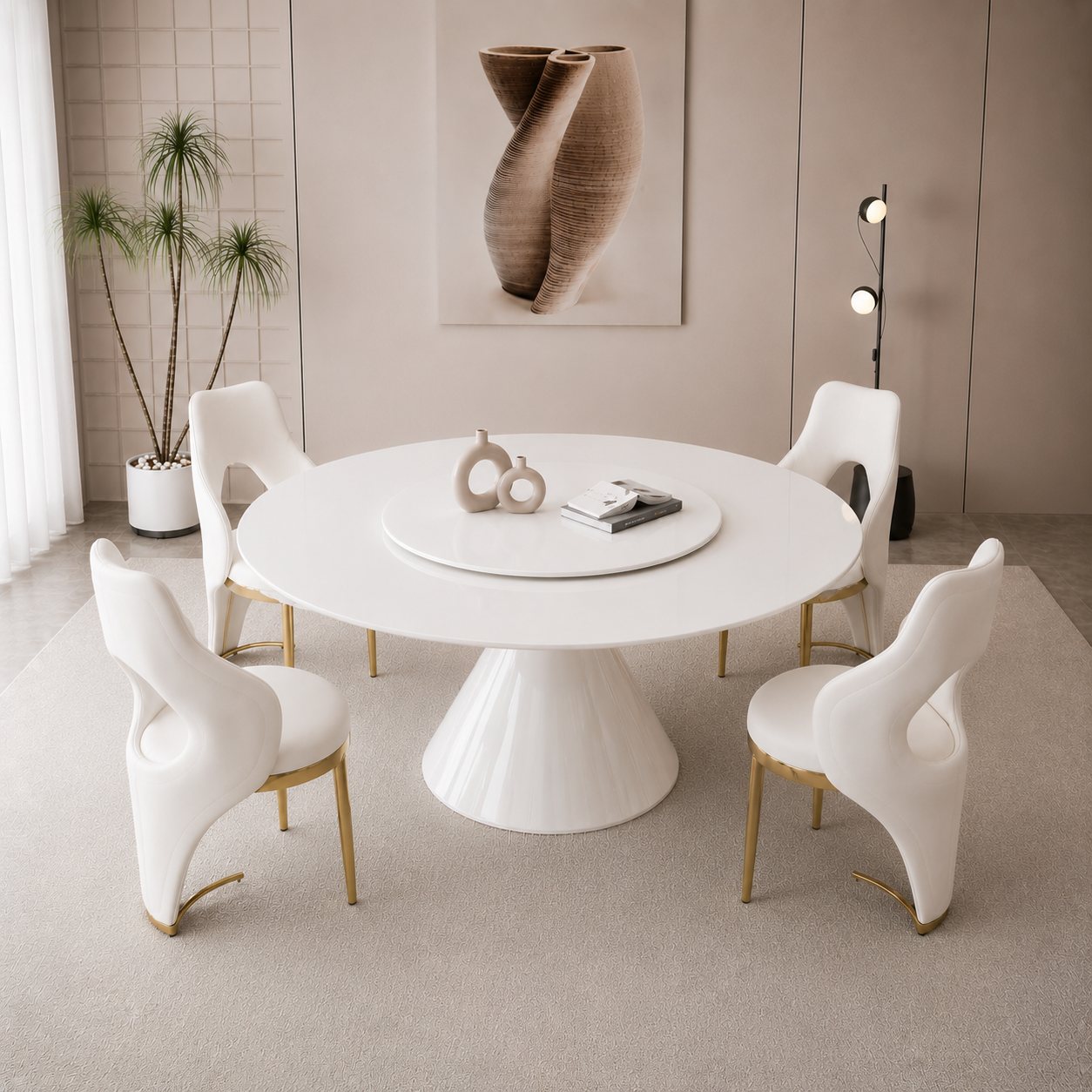 White Essence Dining Set - Image 3